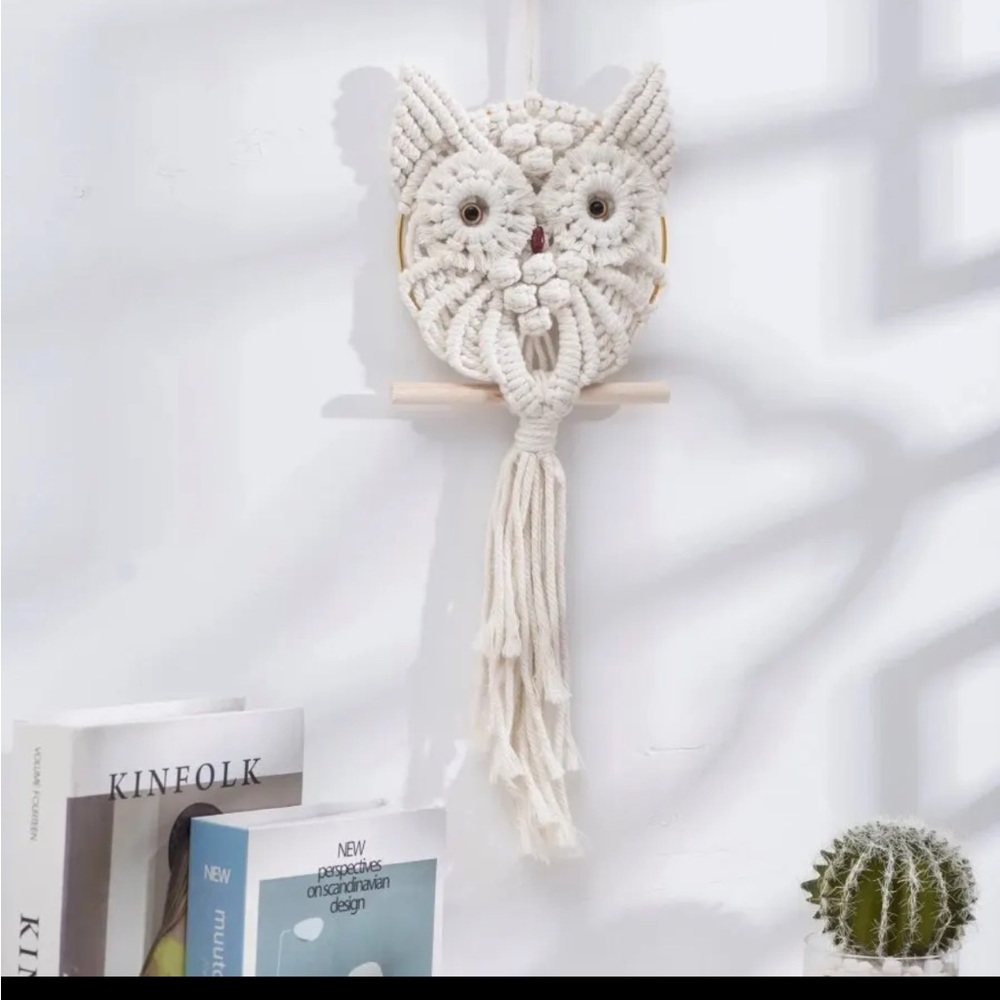 Owl Macrame Wall Decor